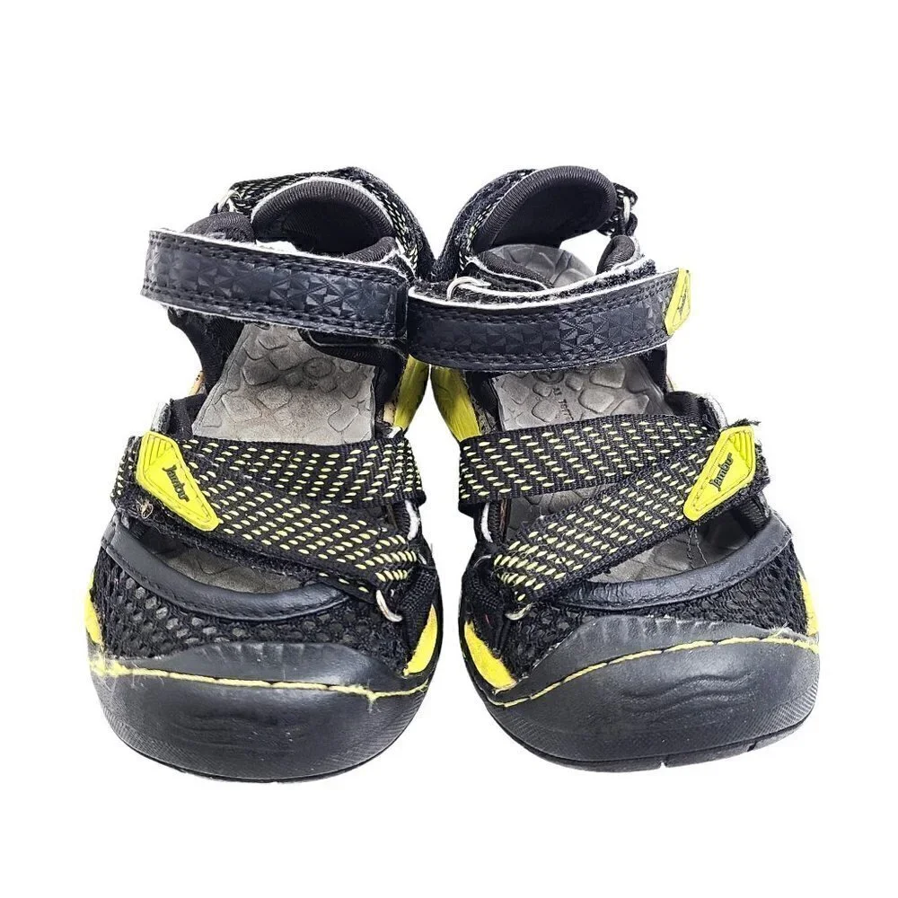 JAMBU Toddler Black Yellow Water Shoe Sandals Mary Jane Beach Hike Summer